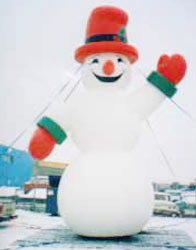 Snowman Christmas inflatable